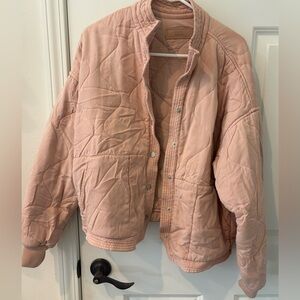 Pink Quilted Jacket
